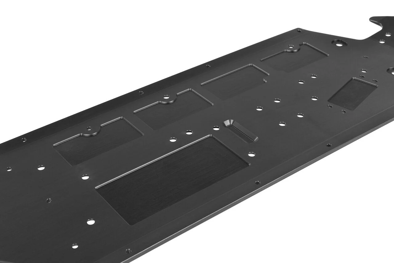Corally Plaque Chassis Alu Hard 7075 T6 3mm Kagama C-00180-1211 - Image 3