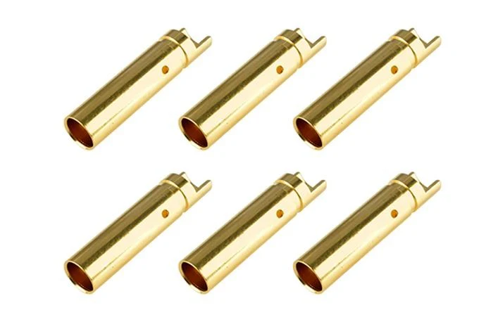 Corally Plug Femelle Or 4.0mm 90° (x6) 50162