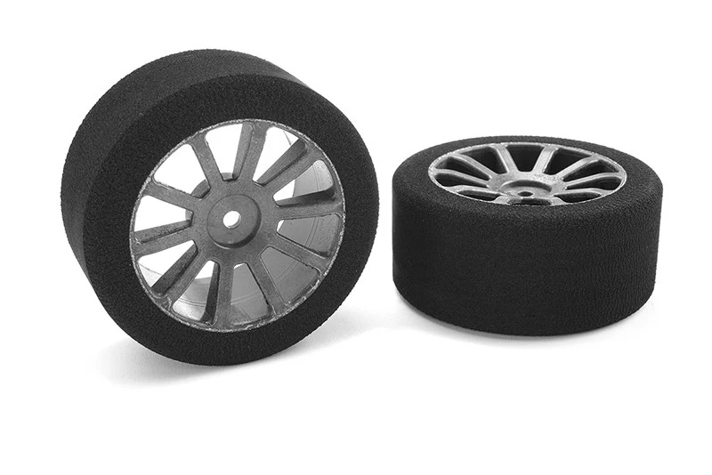 Corally Pneus Mousses + Jantes Arrière 1/10 40° (x2) C-14705-40