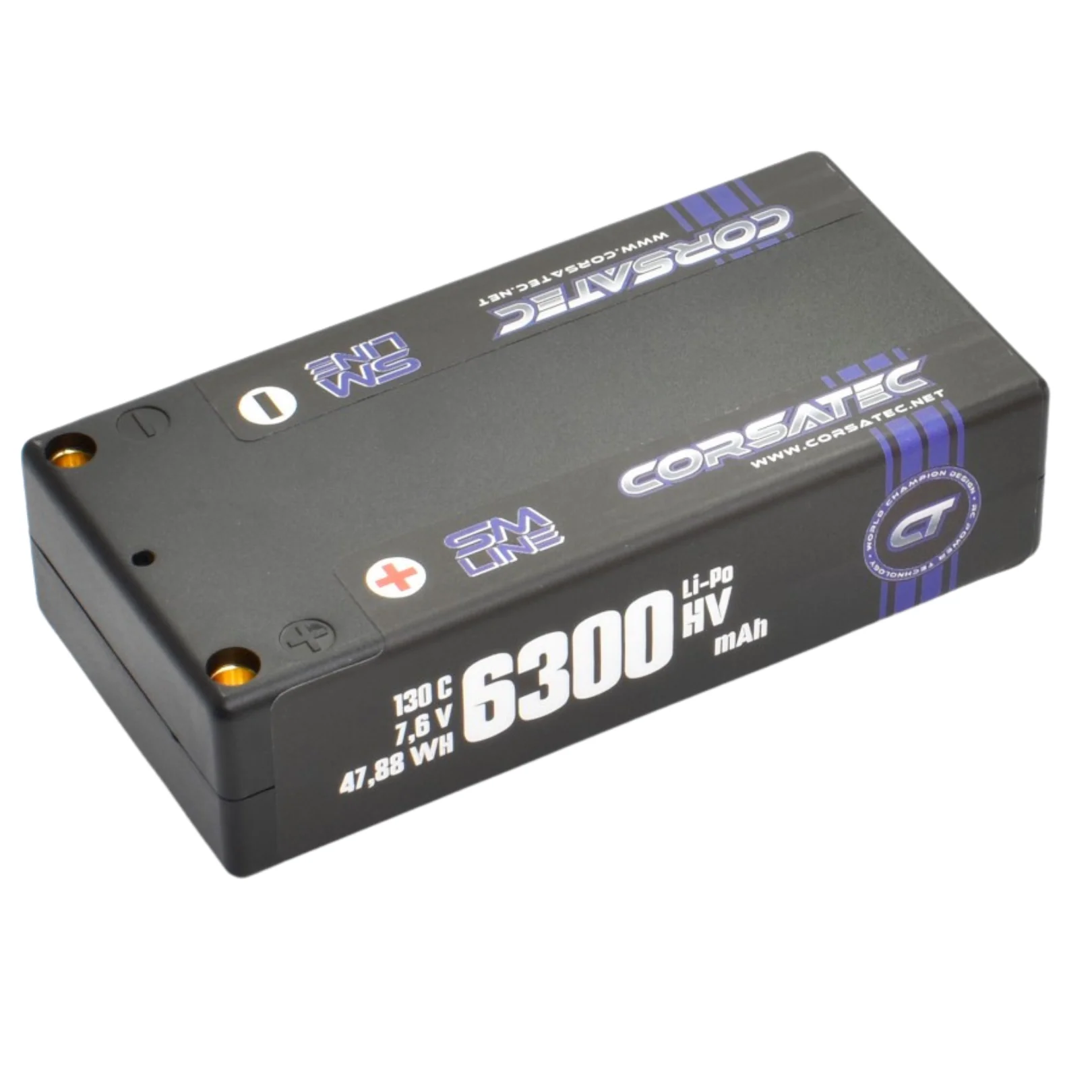 Corsatec Lipo 2s Shorty 6300mah HV 7.6V SM Line CT10101