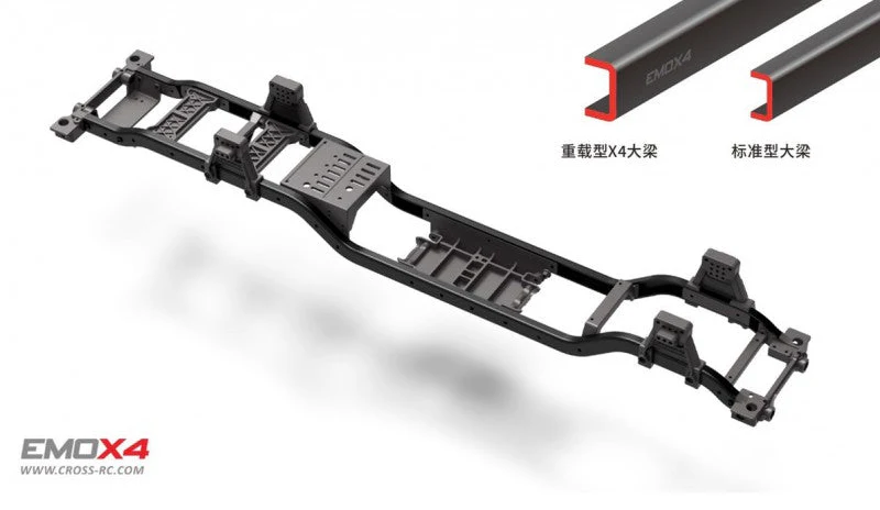 Cross-RC Crawler EMO X4 Brushless 4WD 1/8 Gris RTR CRO90100176 - Image 14