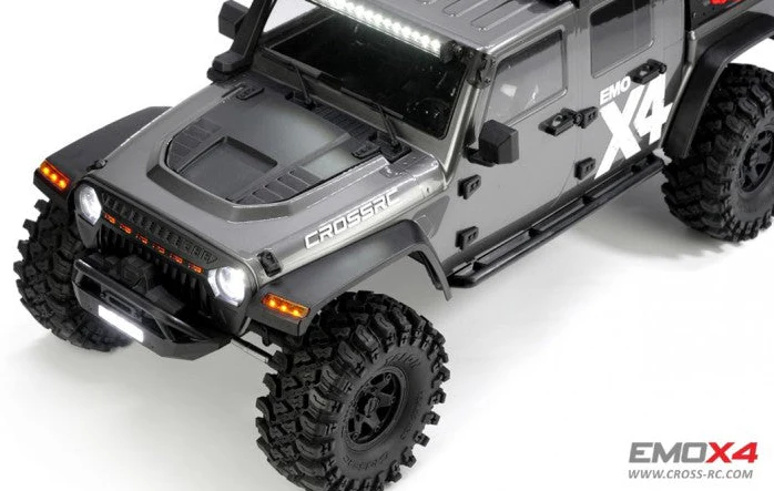 Cross-RC Crawler EMO X4 Brushless 4WD 1/8 Gris RTR CRO90100176 - Image 6