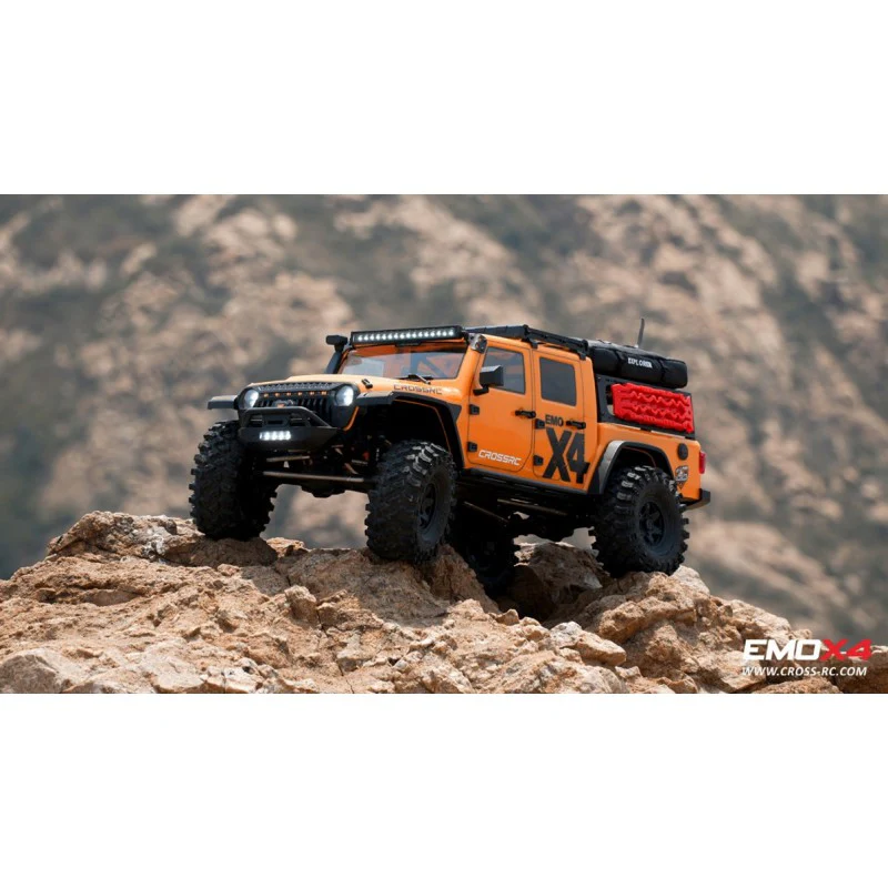 Cross-RC Crawler EMO X4 Brushless 4WD 1/8 Orange RTR CRO90100182 - Image 14