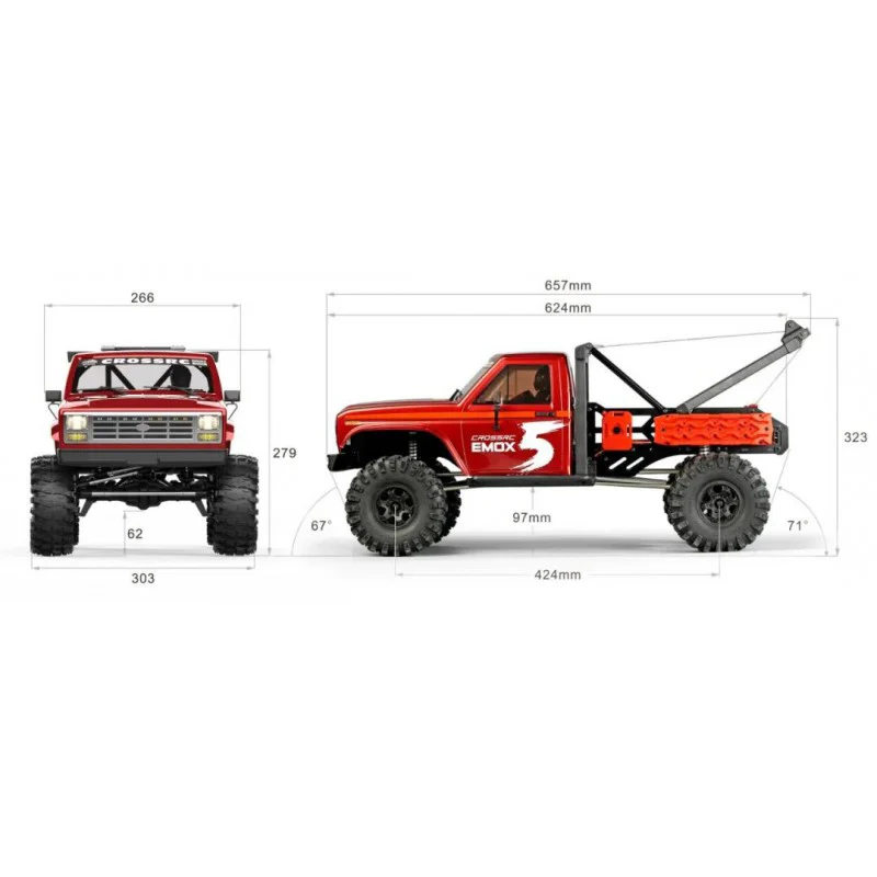 Cross-RC Crawler EMO X5 4WD 1/8 RTR - Image 16