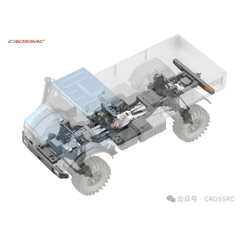 Cross-RC Crawler EMO X6 Big Hippo 4x4 Brushless 1/8 RTR CRO90100253 - Image 7