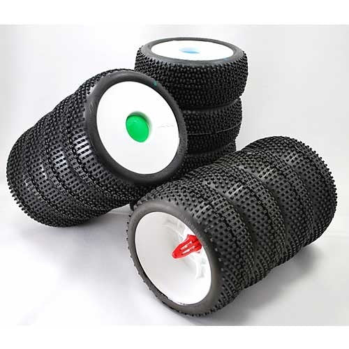 De Racing Tiges de Rangement Pneus 1/8" Vert DER-TSB-G