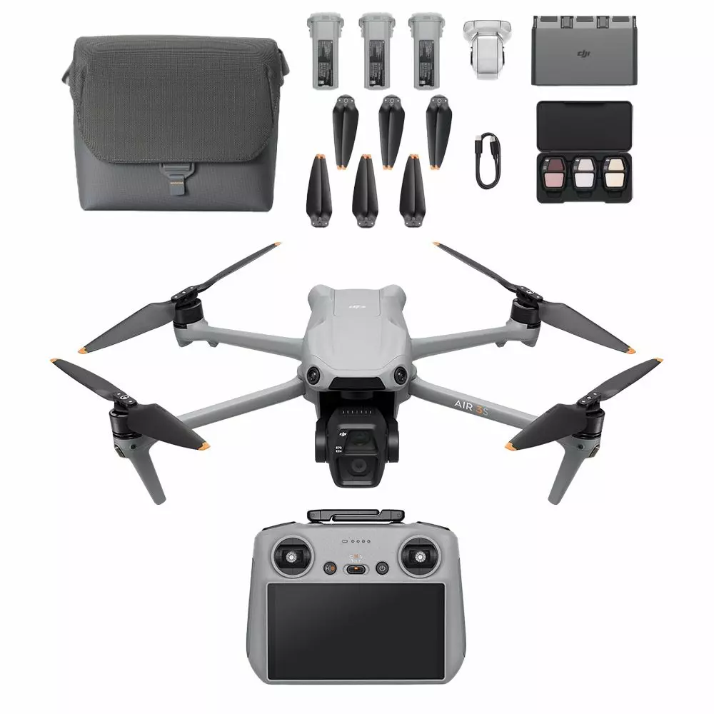 DJI Bundle Fly More Air 3S + DJI RC 2 - Image 7