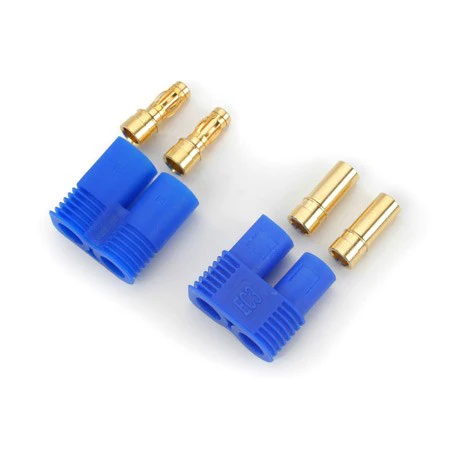 Dynamite Connecteur EC3 Femelle (accu)/Male (vario) (x2) DYNC0009