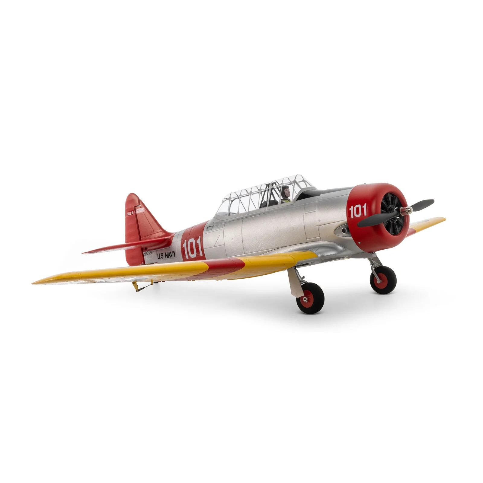 Eflite SNJ-5/AT-6 Texan 1.5m BNF Basic AS3X et SAFE Select EFL08750