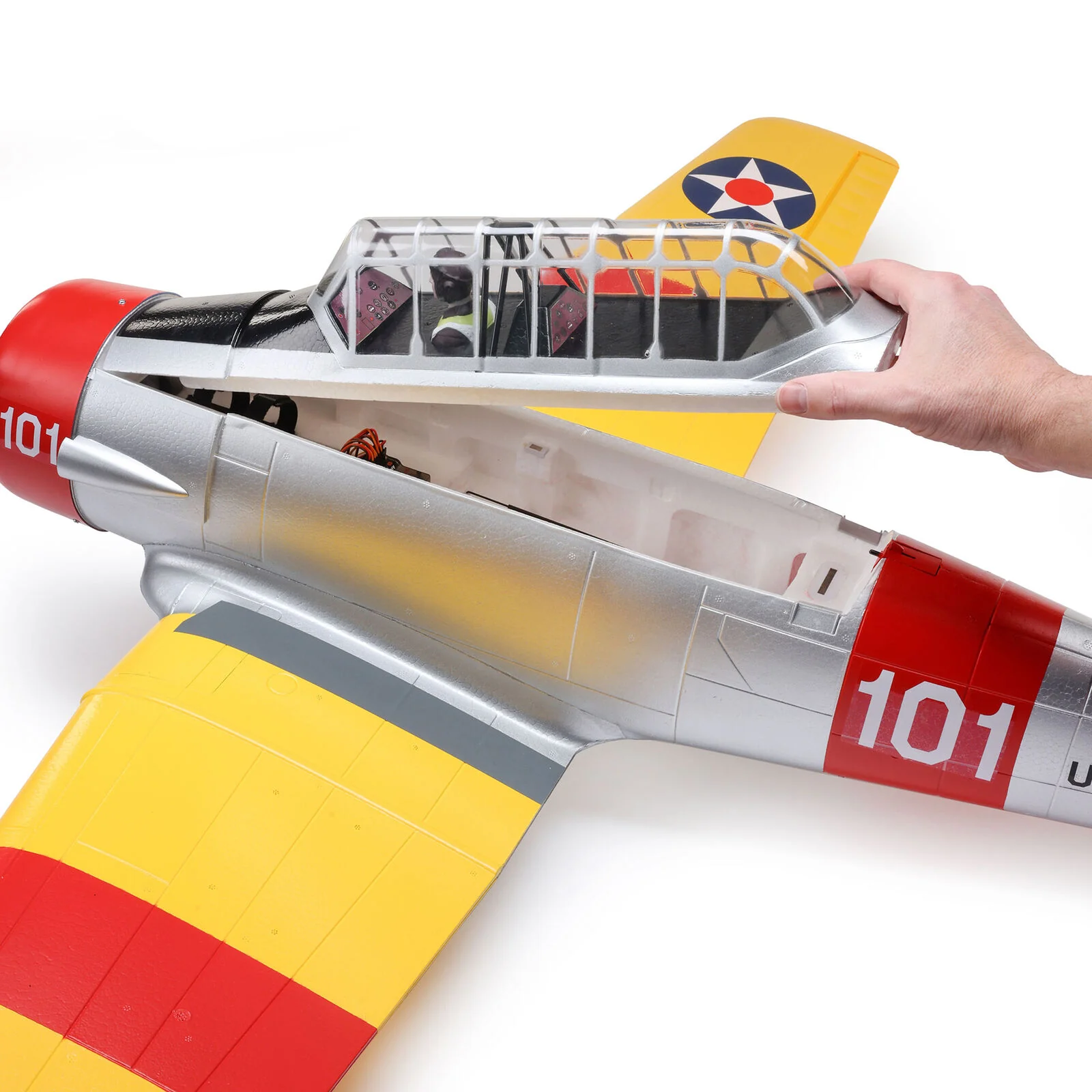 Eflite SNJ-5/AT-6 Texan 1.5m BNF Basic AS3X et SAFE Select EFL08750 - Image 11