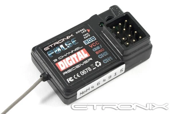 Etronix Radio Pulse GFSK 2.4ghz 2 voies ET1060 - Image 3