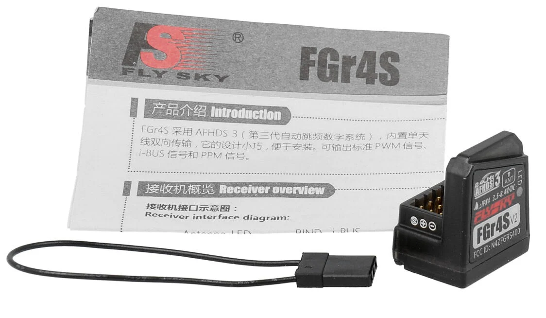 FlySky Récepteur FGr4S 4 Voies AFHDS3 2.4Ghz FS014 - Image 3