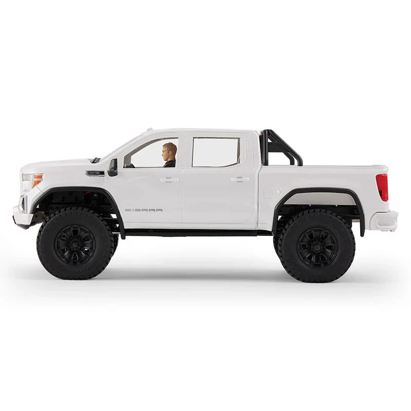 FMS Scale GMC Sierra 2019 FCX18 Brushless 4WD 1/18 RTR FMS11853RTR-WH-BL - Image 4