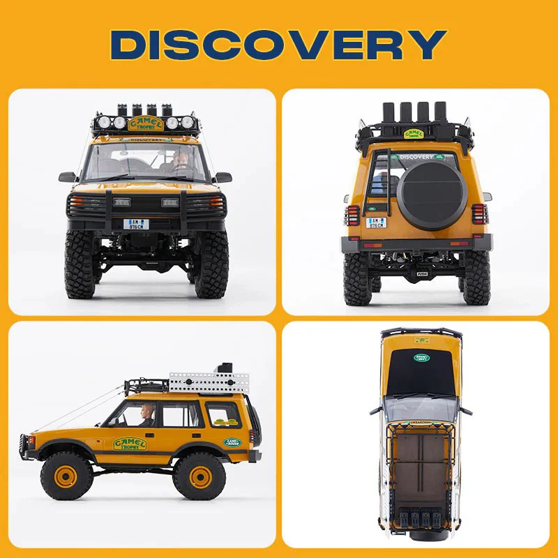 FMS Scale Land Rover Discovery 1st-Gen Camel RTR FMS11043RS-YL-SP - Image 2