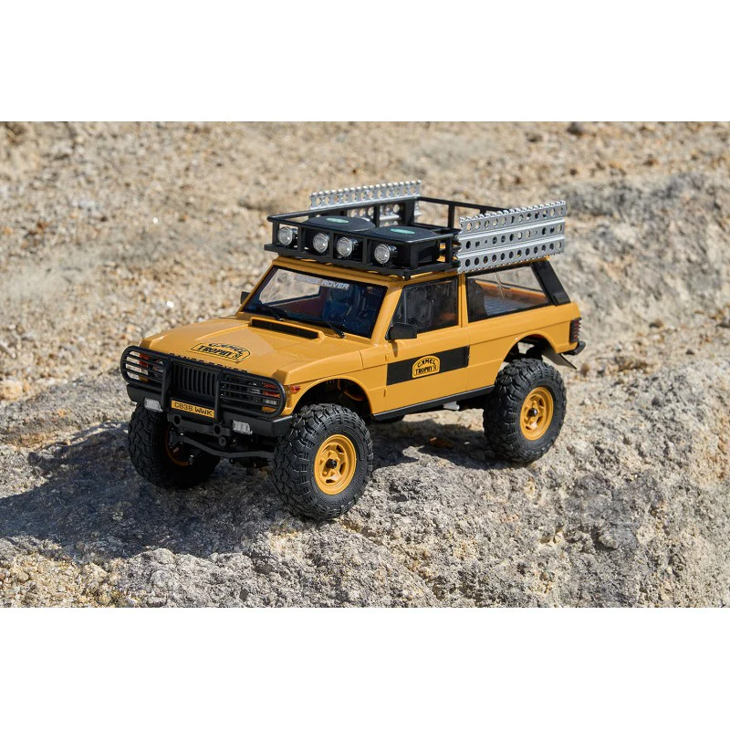 FMS Scale Range Rover 1st gen Camel Trophy FCX24M 4WD 1/24 RTR FMS12481RTR-YL - Image 3