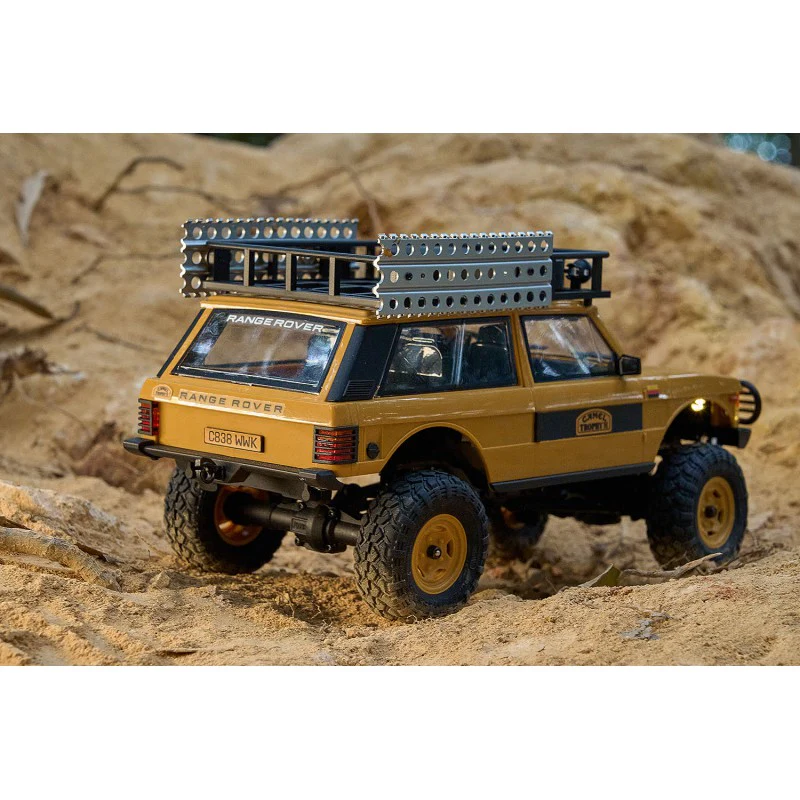 FMS Scale Range Rover 1st gen Camel Trophy FCX24M 4WD 1/24 RTR FMS12481RTR-YL - Image 5