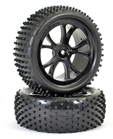 FTX Pneu + Jante Avant Noir (x2) Vantage FTX6300B