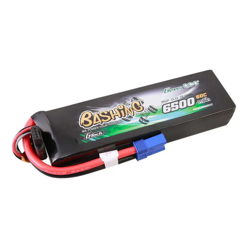 Gens Ace Accu lipo G-Tech 11.1v 6500mAh 60C EC5 GEA653S60E5GT - Image 2