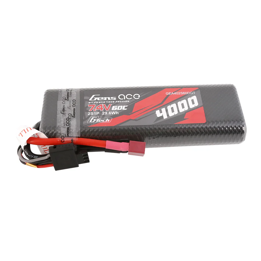 Gens Ace Accu lipo G-Tech 7.4v 4000mAh 60C DEAN - Image 2