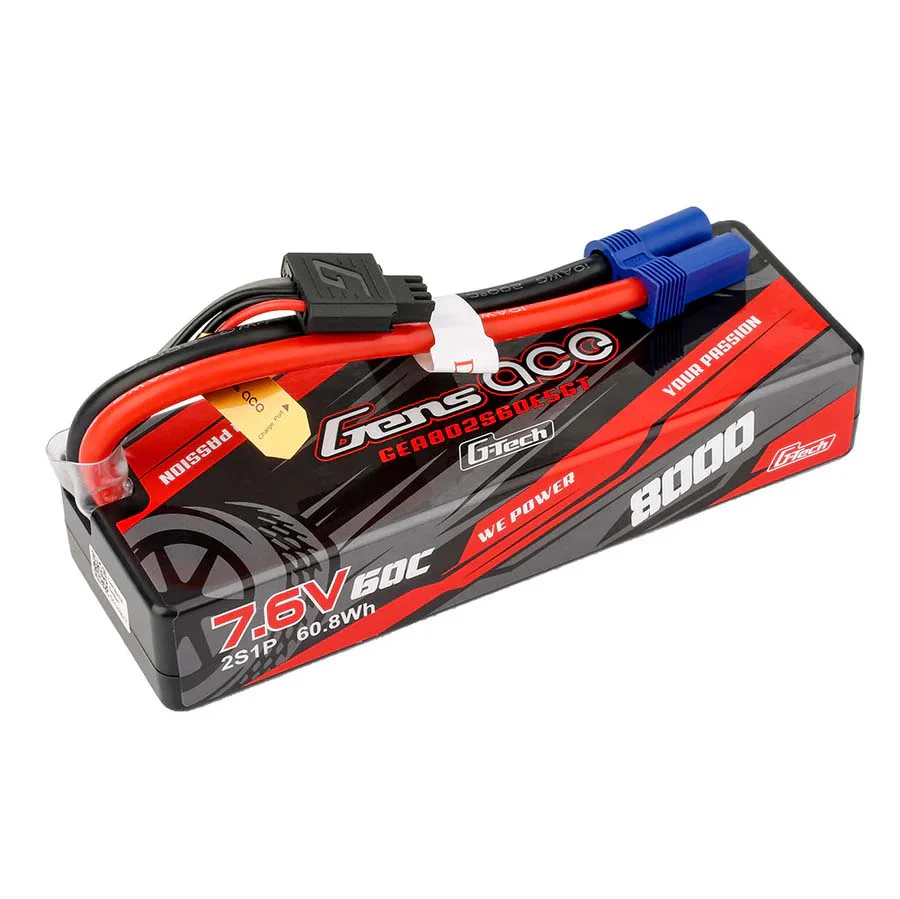 Gens Ace Accu lipo G-Tech 7.6v 8000mah 60C EC5 GEA802S60E5GT - Image 3