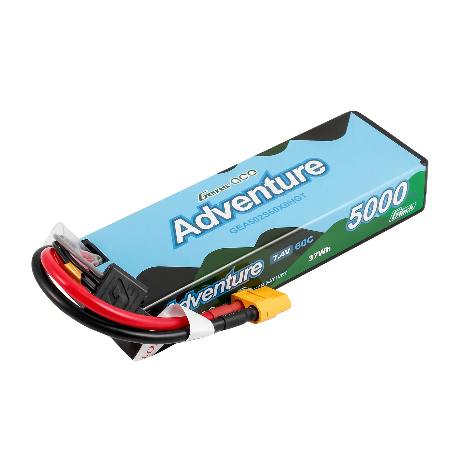 Gens Ace Accu lipo G-Tech Adventure 7.4v 5000mAh 60C XT60