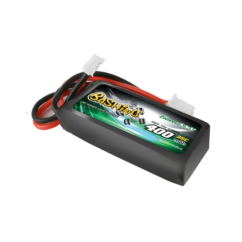 Gens Ace Bashing Accu lipo 7.4v 400mAh 35C JST SCX24 - Image 2