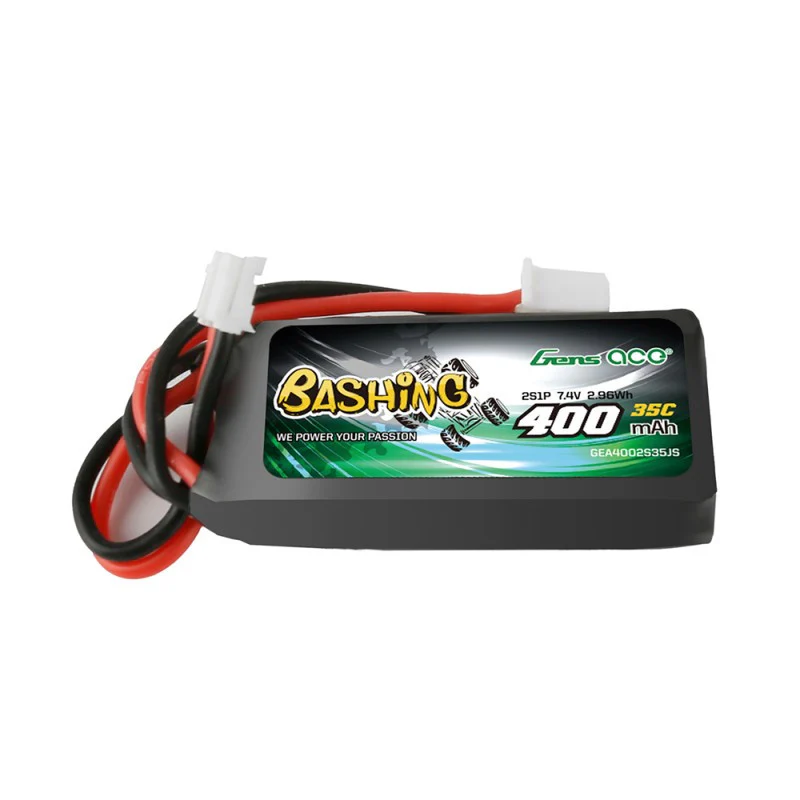 Gens Ace Bashing Accu lipo 7.4v 400mAh 35C JST SCX24 - Image 3