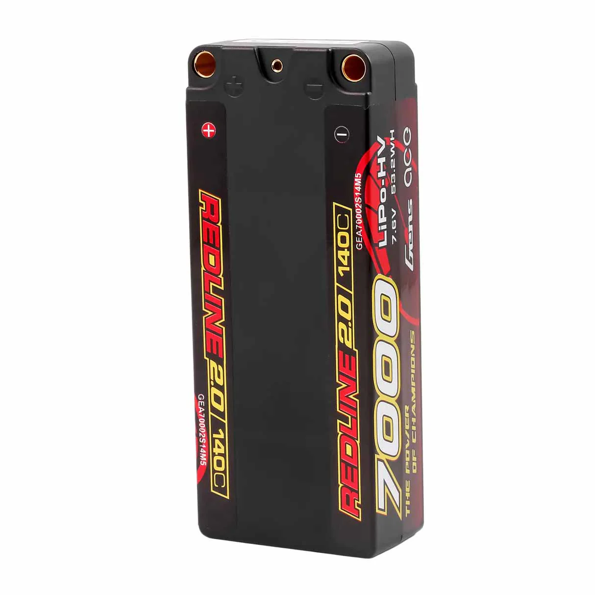 Gens Ace Redline 2.0 Hv Accu lipo Mid-Shorty 7.6v 7000mah 140C 2S1P - Image 4