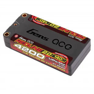 Gens Ace Redline 2.0 Hv Accu lipo Shorty LCG 7.6v 5300mah 140C 2S1P - Image 2