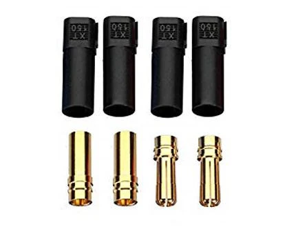 GForce Connecteur XT150 Male + Femelle (x2) Noir GF-1055-003