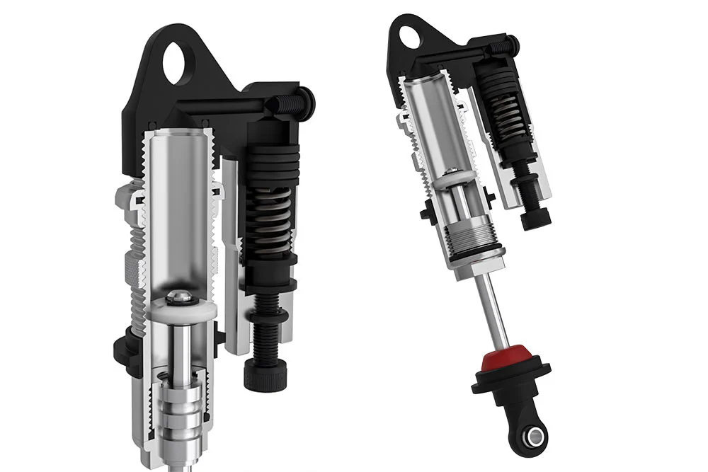 Gmade Amortisseur XD Dual Rate Piggyback 103mm (x2) GM24002 - Image 2