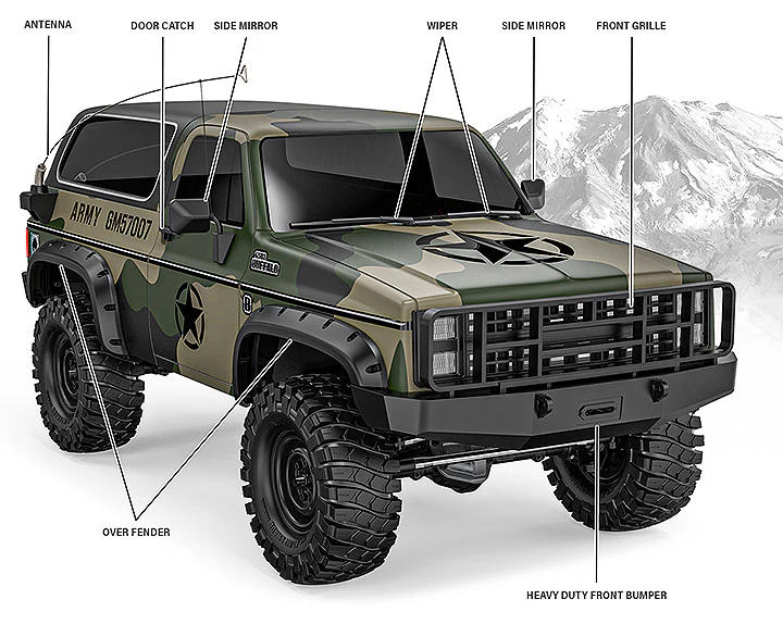 Gmade GS02F Buffalo Military TS KIT GM57007 - Image 24