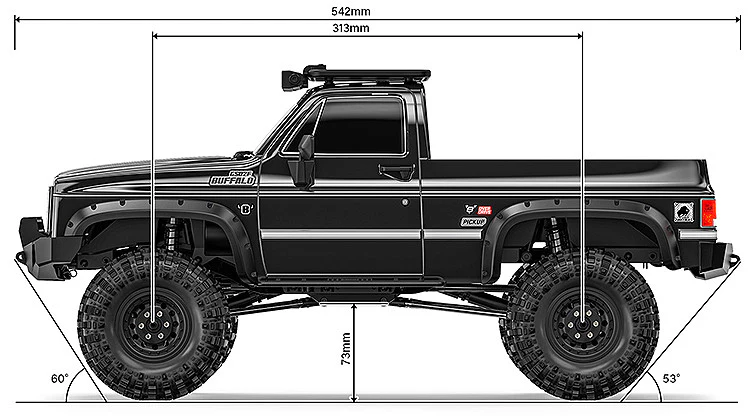Gmade GS02F Buffalo Pickup TS KIT GM57013 - Image 19