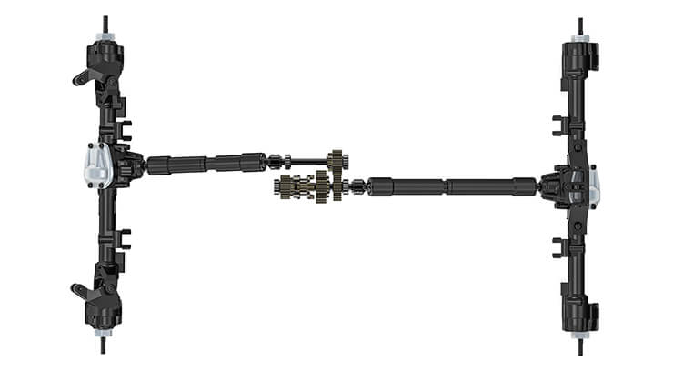 Gmade GS02F Spider Portal TS KIT GM57014 - Image 11