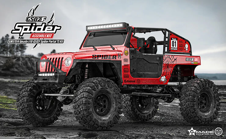 Gmade GS02F Spider Portal TS KIT GM57014 - Image 4