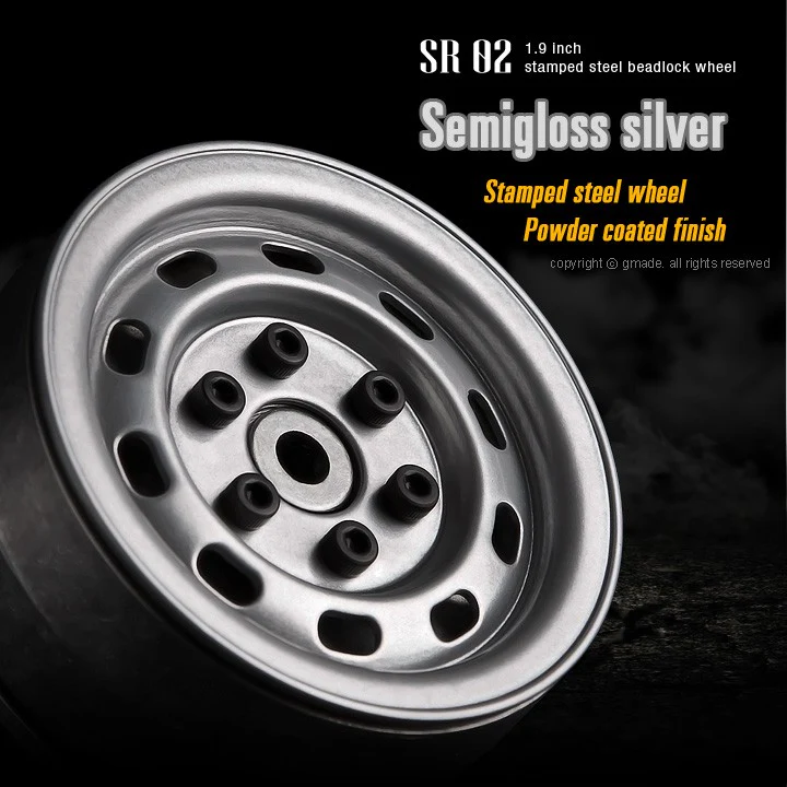 GMade Jantes Acier SR02 1.9 BeadLock (x2) GM70172