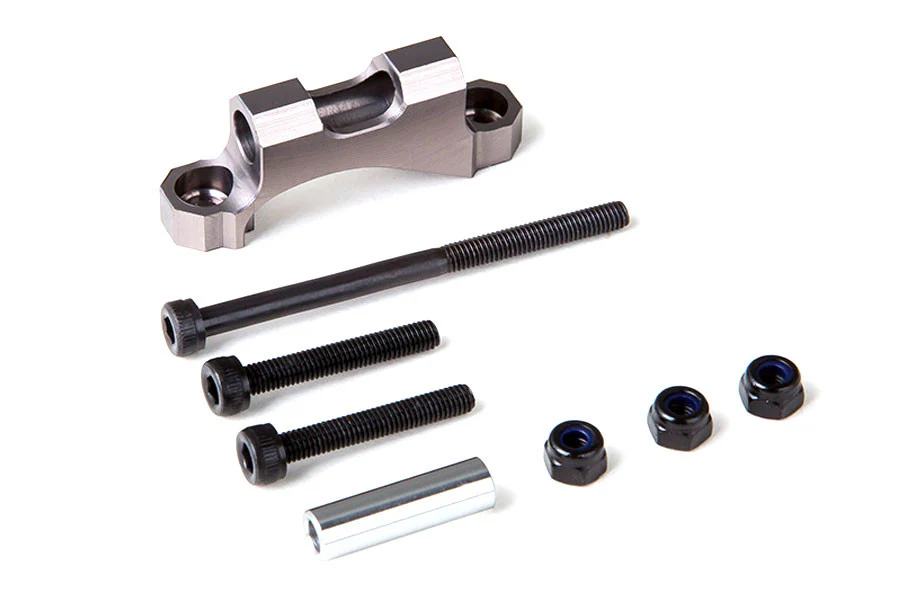 Gmade Support de liaison supérieur arrière (gris Titane) GM30022