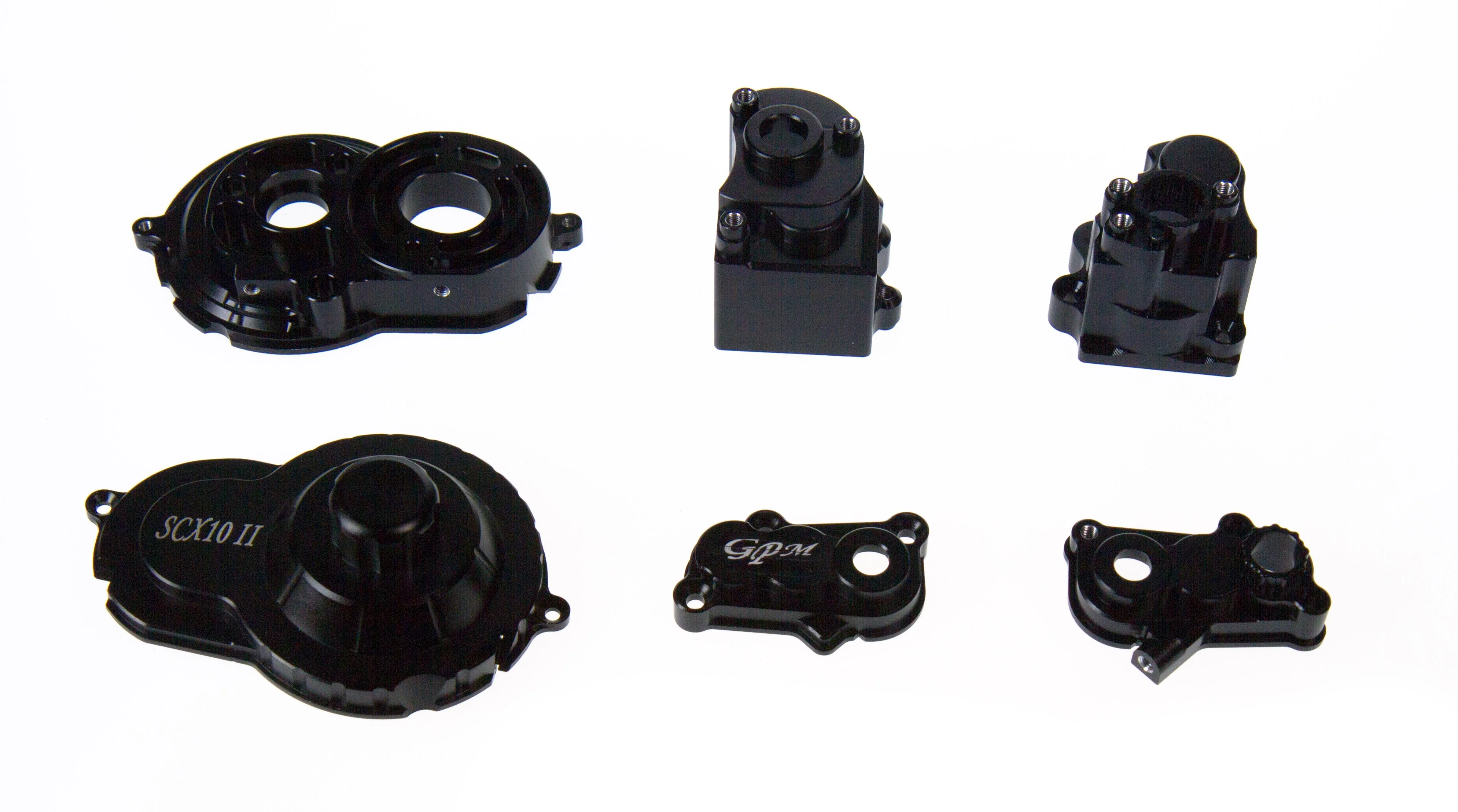 GPM Boitiers de transmission centrale alu noir SCX2038-BK - Image 2