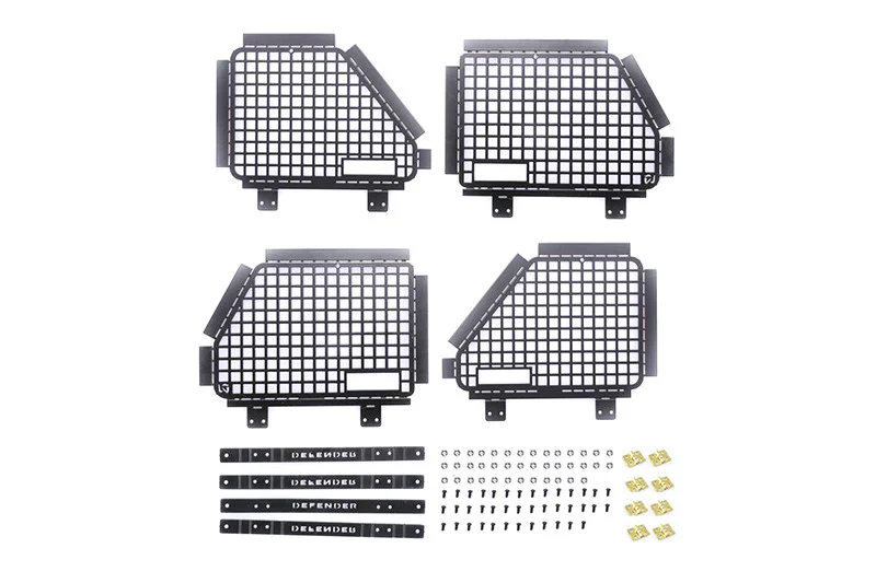 GPM Grille de protection de vitre amovible (x4) TRX4ZSP47-BK