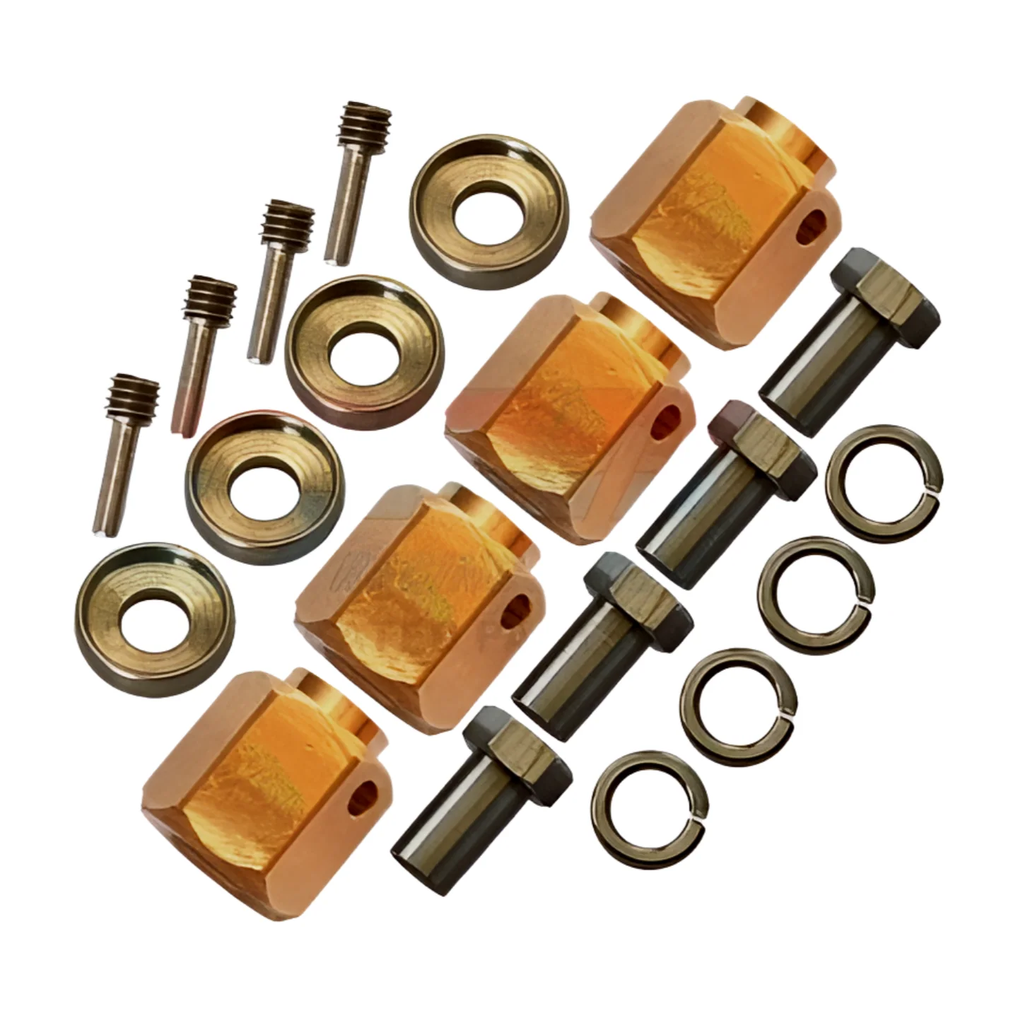 GPM Hexagones +12mm Laiton (x4) TRX4010X/12M-OC
