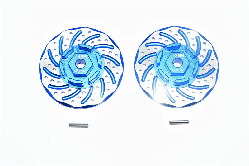 GPM Hexagones +2mm disque de frein alu (x2) RUS4010DX+2