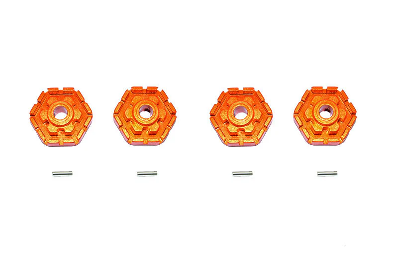 GPM Hexagones de roues +2mm alu (x4) TXMS010+2M/2 - Image 2
