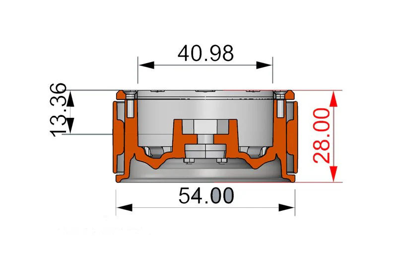 GPM Jantes bedlock aluminium 1.9 crawler (x2) ZSP049-S - Image 3