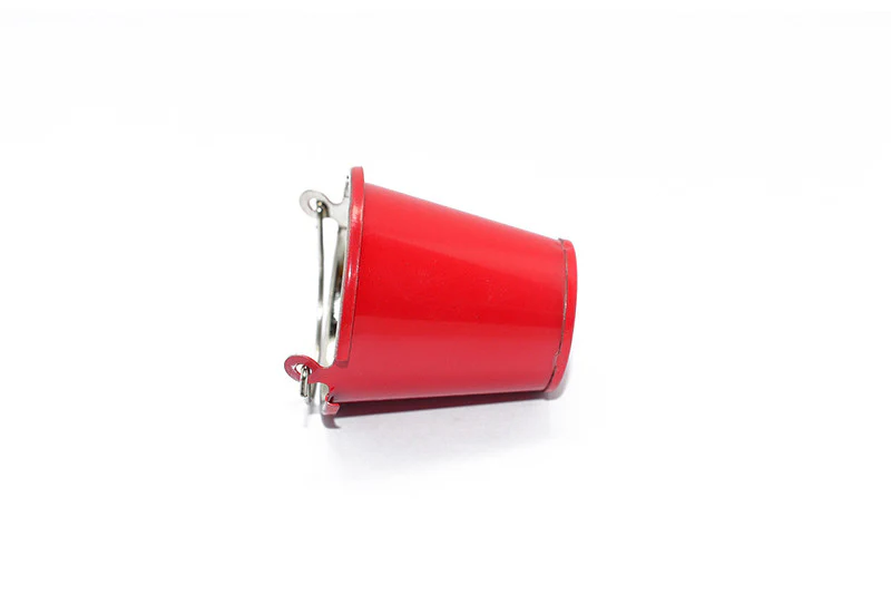 GPM Seau en métal rouge ZSP005-R - Image 2