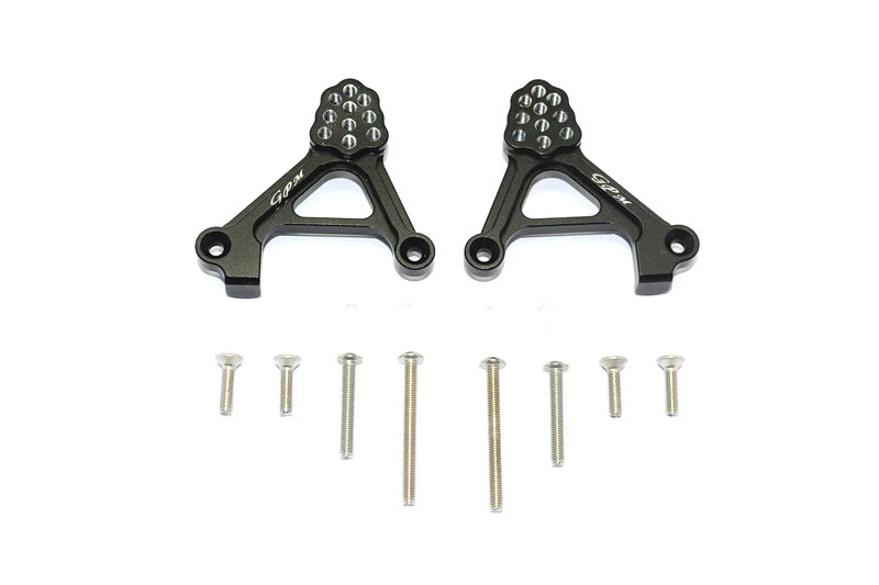 GPM Support amortisseur arrière réglable alu noir (x2) TRX4030-BK