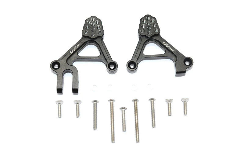 GPM Support amortisseur avant réglable alu noir (x2) TRX4028-BK