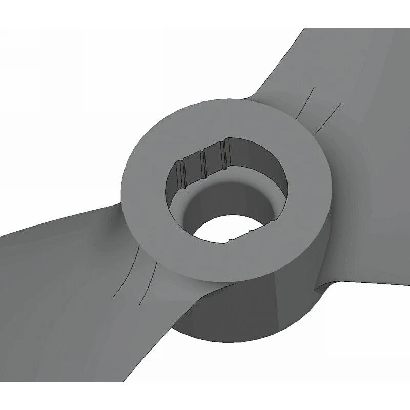 Graupner Hélice C-Prop 5.5x5 5/8mm Vert 1349.5,5X3 (x4) - Image 2