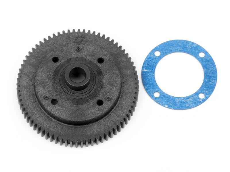 HB Racing Couronne Graphite 72 Dents + Joint D418 113071