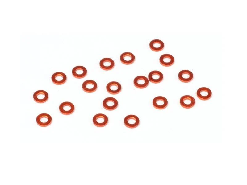 HB Racing Rondelles Orange 3x6x1.0mm (x20) 114489