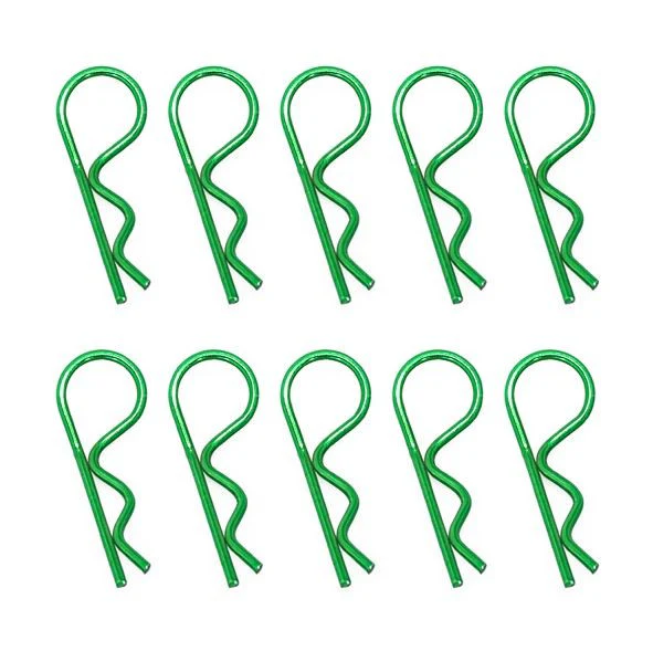 Hobbytech Clips de carrosserie 1/8 métallise (x10) HT-502391 - Image 2